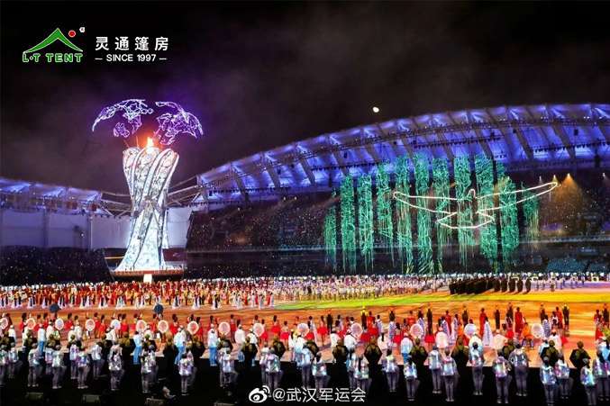 靈通賽事篷房為軍運再添色彩